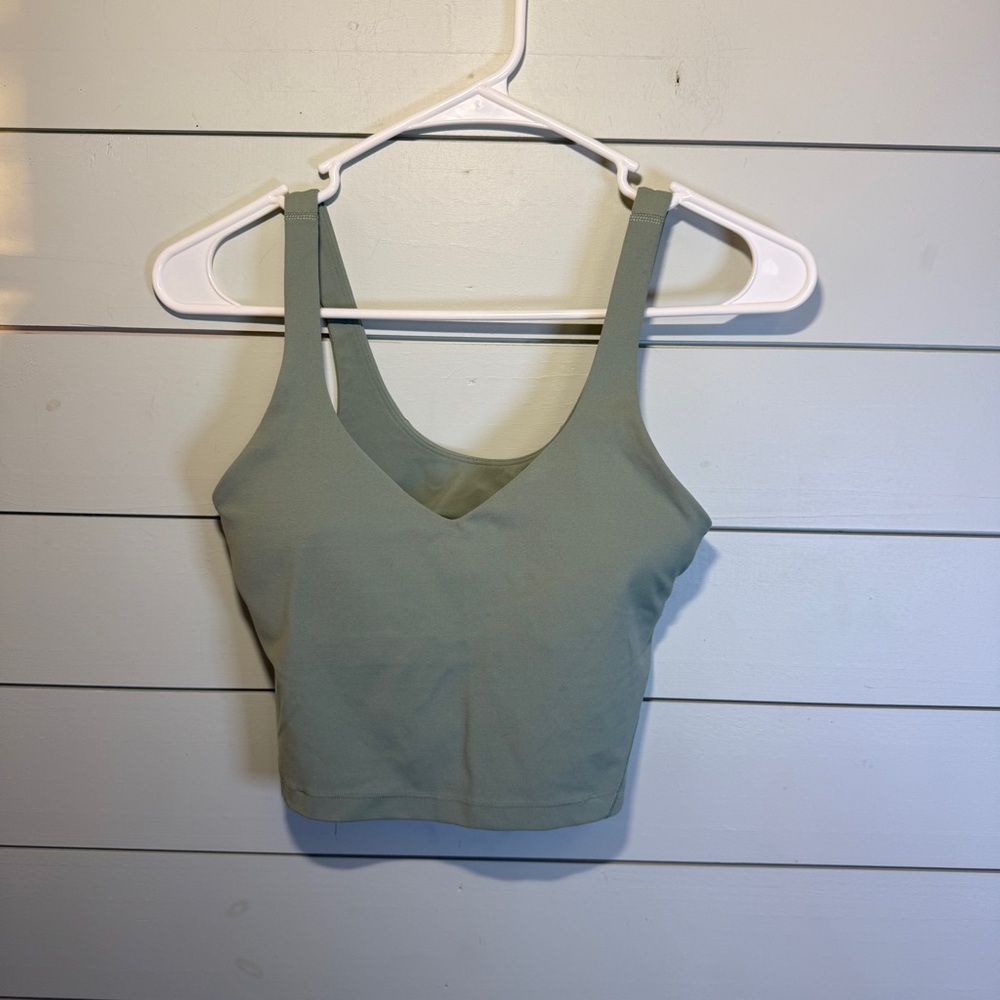 lululemon athletica Sage Green Crop Top